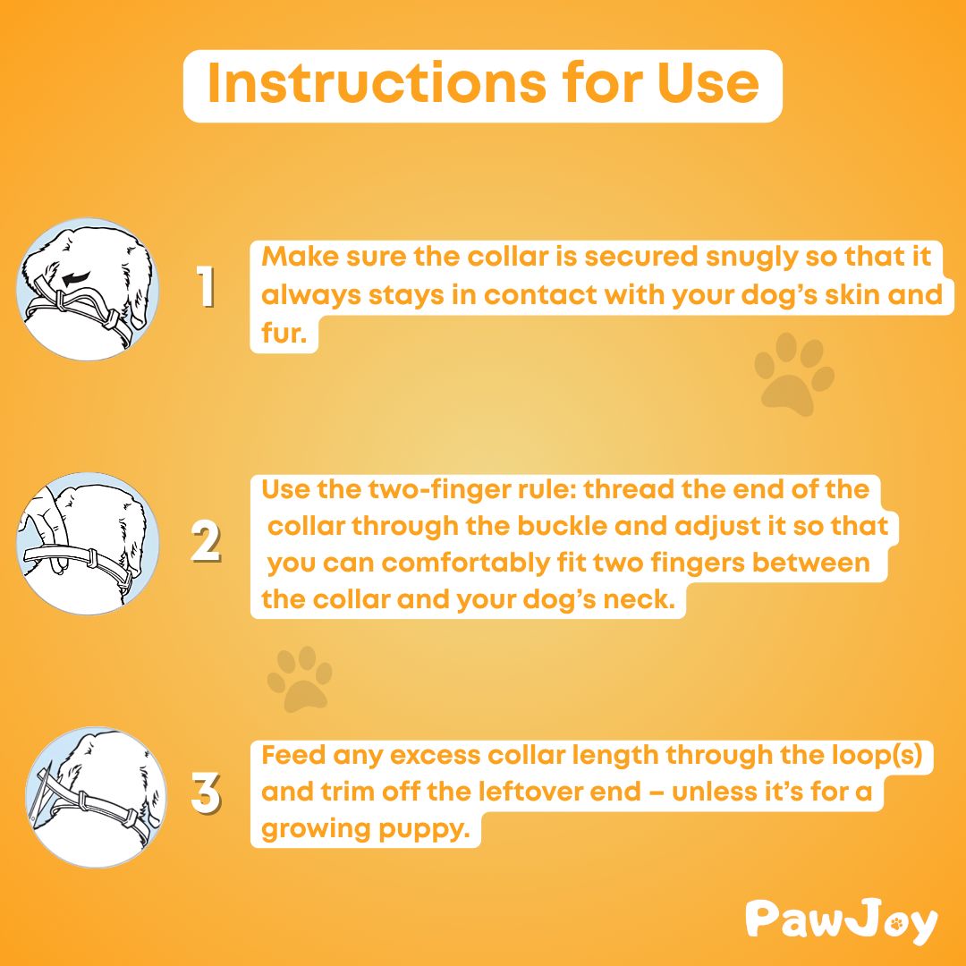 PawJoy™ - Natural tick and flea protection collar
